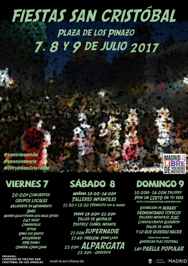 Programa de fiestas San Cristóbal 2017