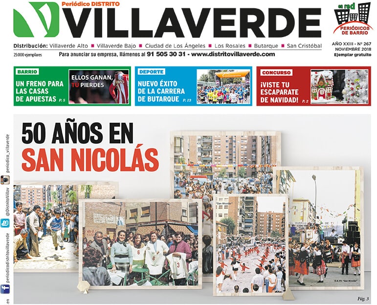 Periódico Distrito Villaverde Nº 267 Noviembre 2018 8426