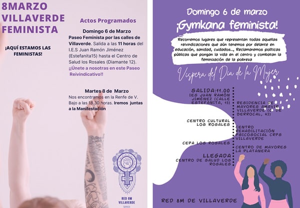 8 de marzo: Villaverde Feminista
