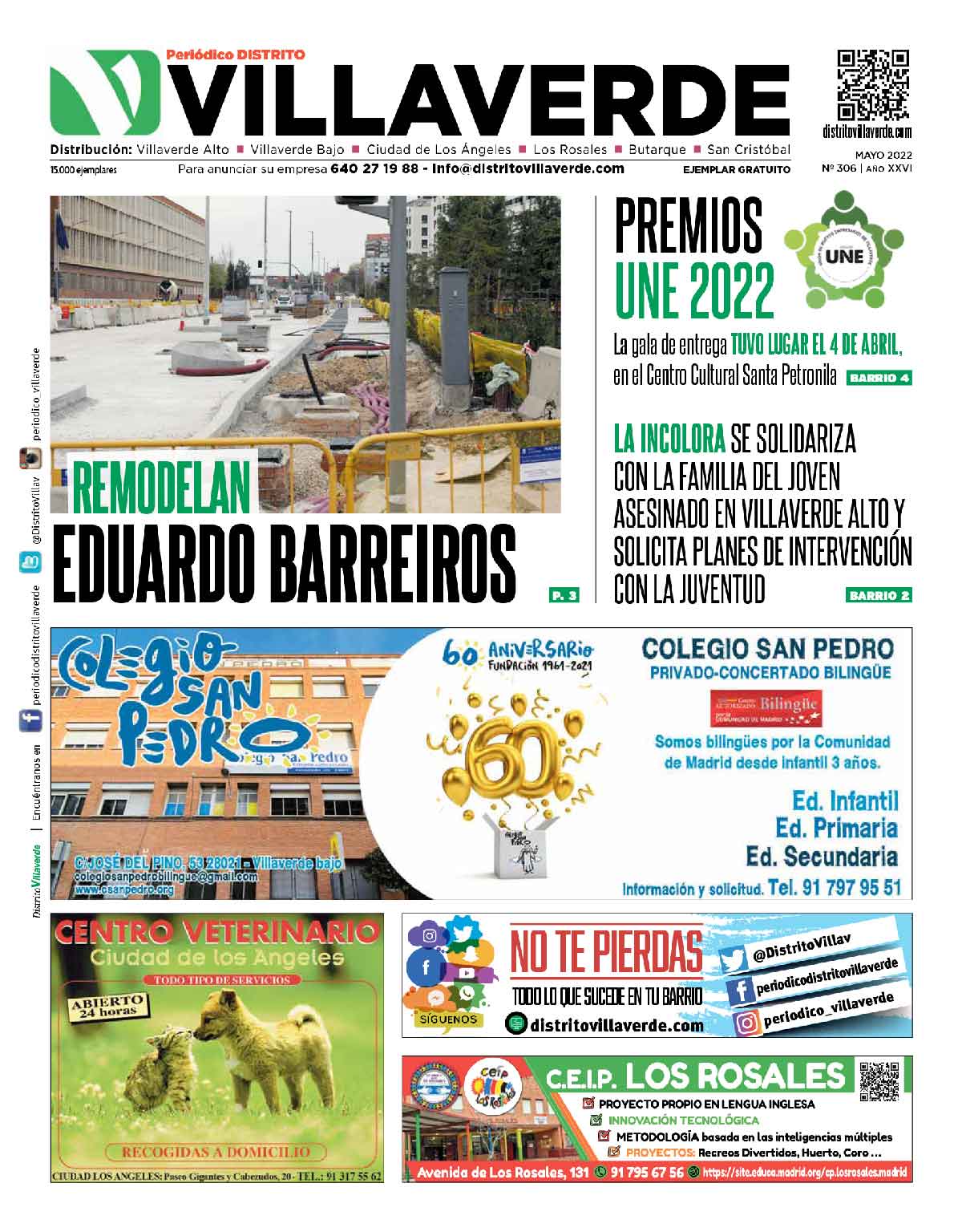 Distrito Villaverde Nº 306 Mayo 2022 Periódico Distrito Villaverde 0398