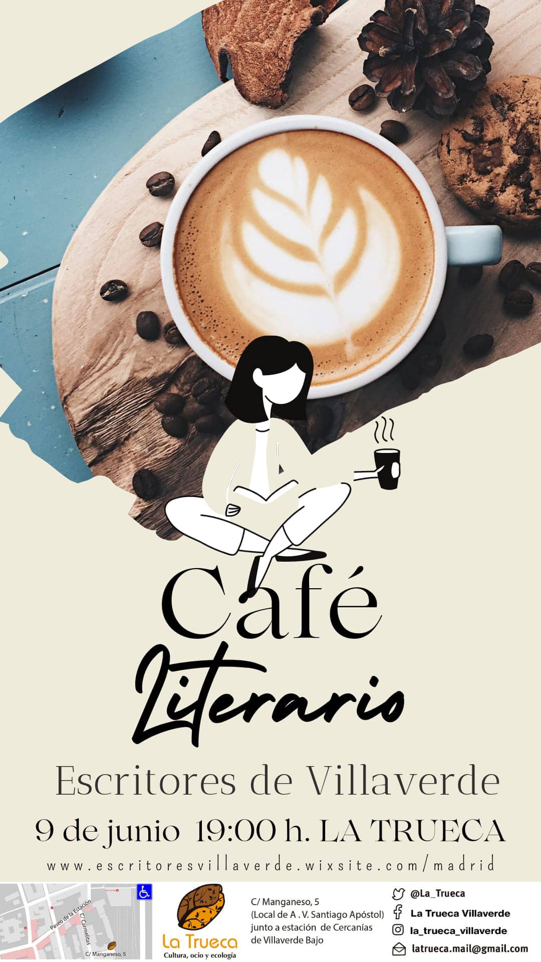 ‘Café literario’ con Escritores de Villaverde