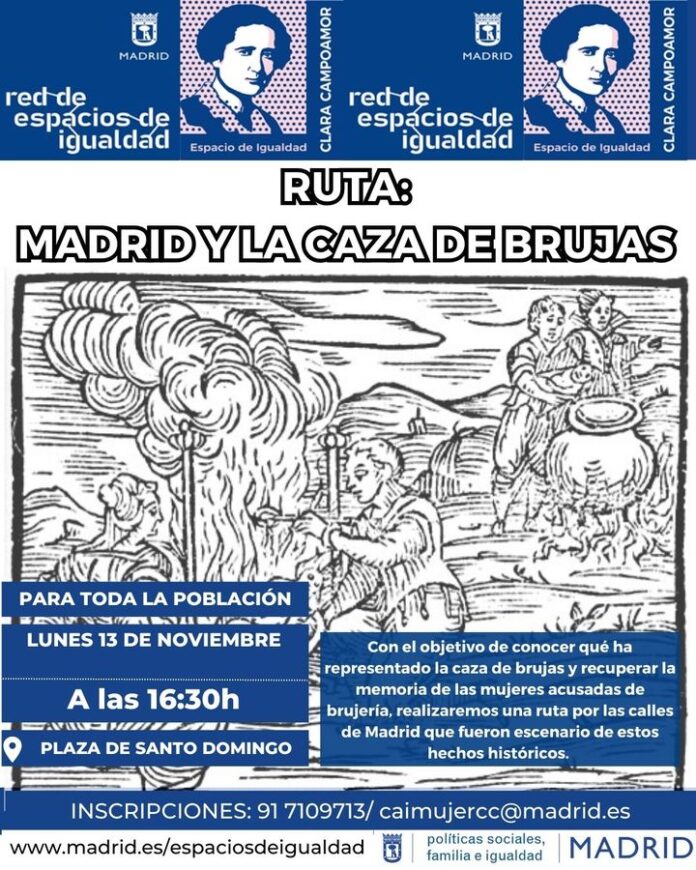 ruta:-madrid-y-la-caza-de-brujas
para-toda-la-poblacion-

lunes-13-de-noviembre-a-las-16:30h
plaza-de-santo-domingo

informacio…