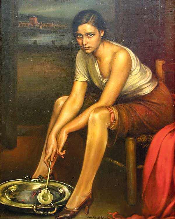 La chiquita piconera (1930), última obra firmada por Julio Romero de Torres.