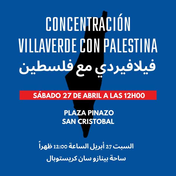 Concentración Villaverde con Palestina